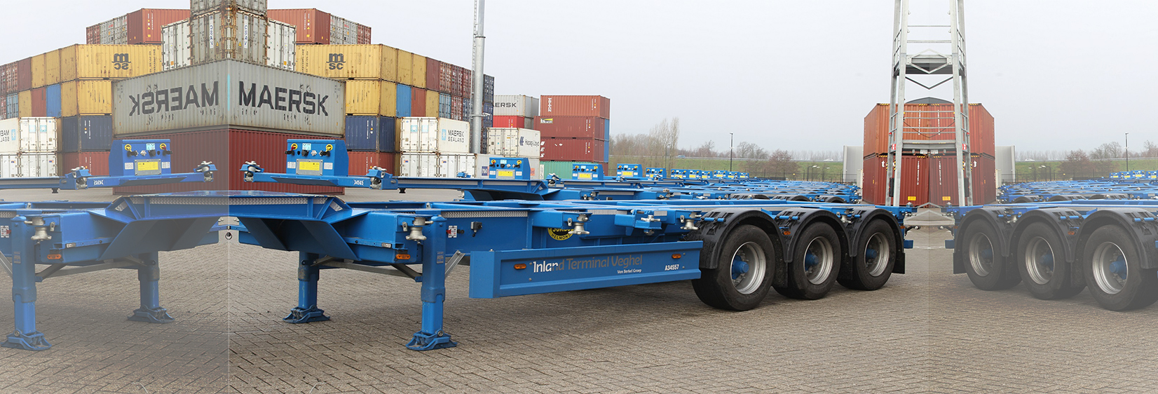 Nieuwe containerchassis Van Berkel Logistics
