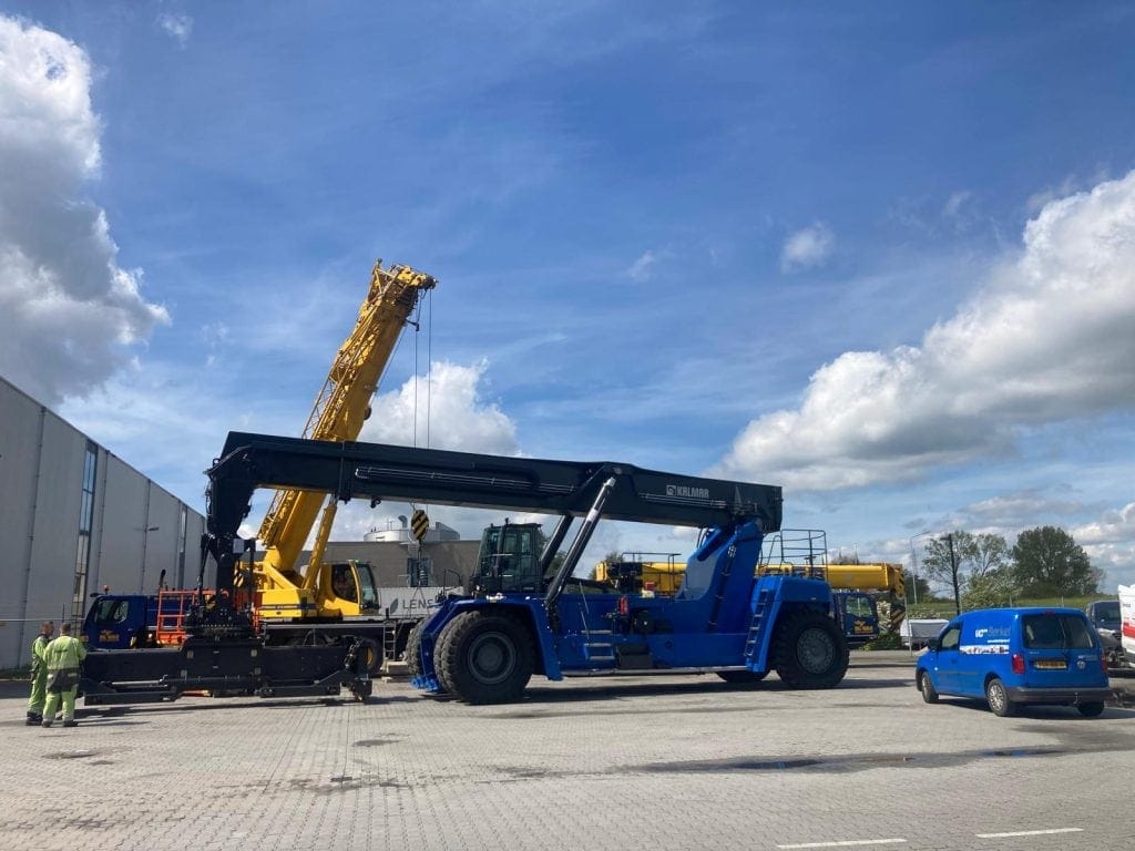 Grootste reachtstacker van Nederland voor Inland Terminal Cuijk