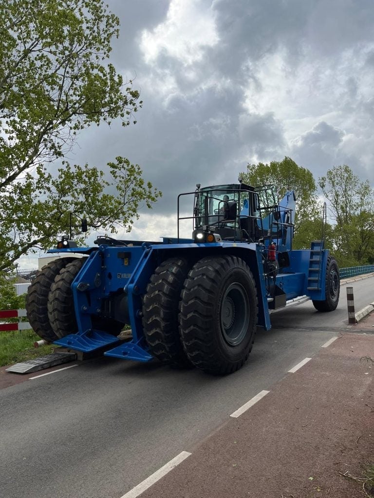 Grootste reachtstacker van Nederland voor Inland Terminal Cuijk